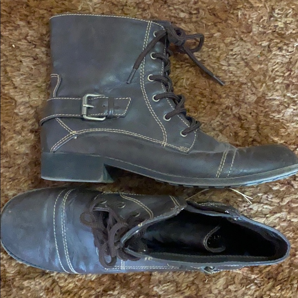 Vintage leather boots